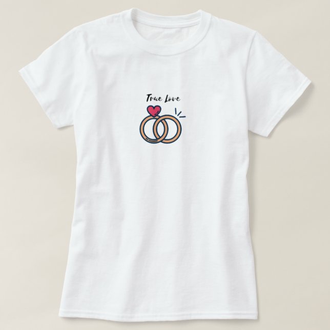 T-shirt Vrai Amour (Design devant)