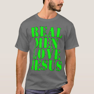 T-shirt Vrai amour Jésus d'hommes