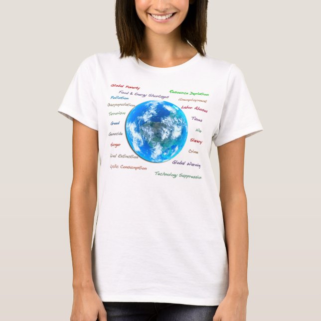 T-shirt Vrai changement en ce moment (Devant)