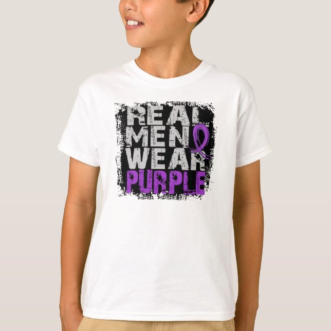 T-shirt Vrai pourpre de vêtements pour hommes d'épilepsie (Devant)