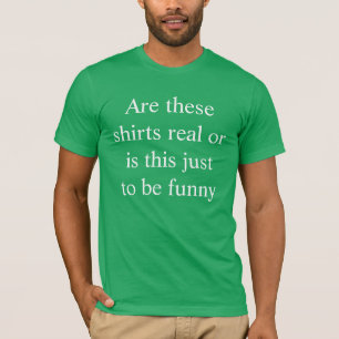 T-shirt vraie chemise