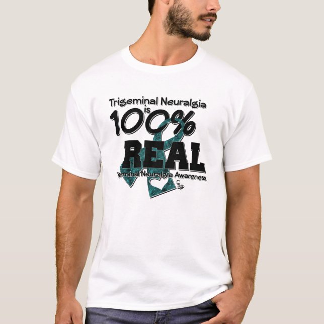 T-shirt Vraie chemise de la névralgie faciale 100% (Devant)
