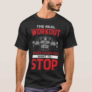 T-shirt Vraie motivation pour le sport