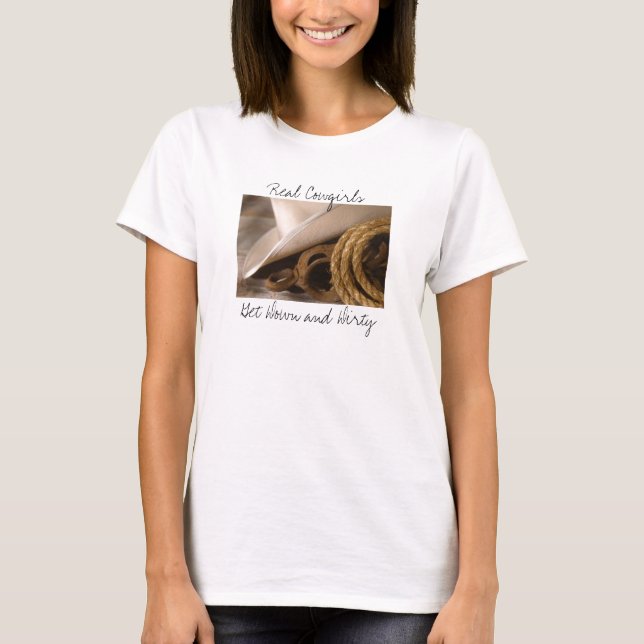 T-shirt Vraies cow-girls (Devant)