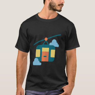 T-shirt Vraiment Comme Le Téléphérique Cablecar