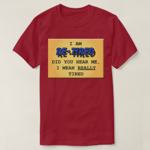 T-shirt (vraiment fatigué) retiré