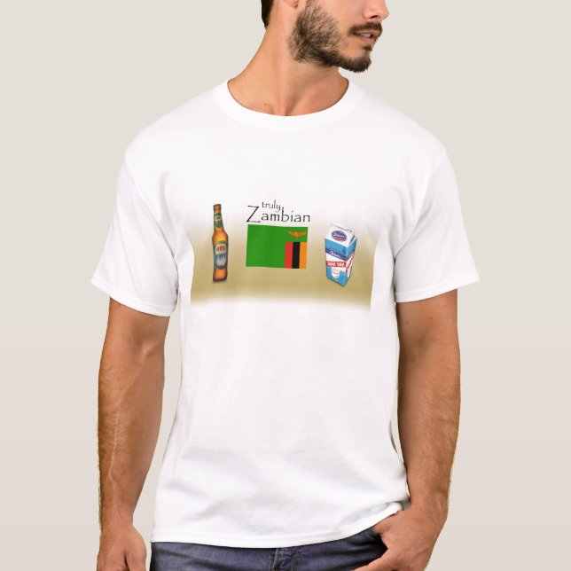 T-shirt Vraiment zambien (Devant)