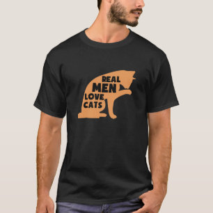 T-shirt Vrais chats d'amour d'hommes