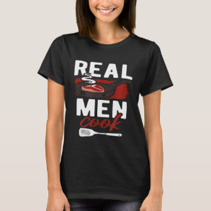 T-shirt Vrais Hommes Cuisinier Homme Chef Nourriture Vian