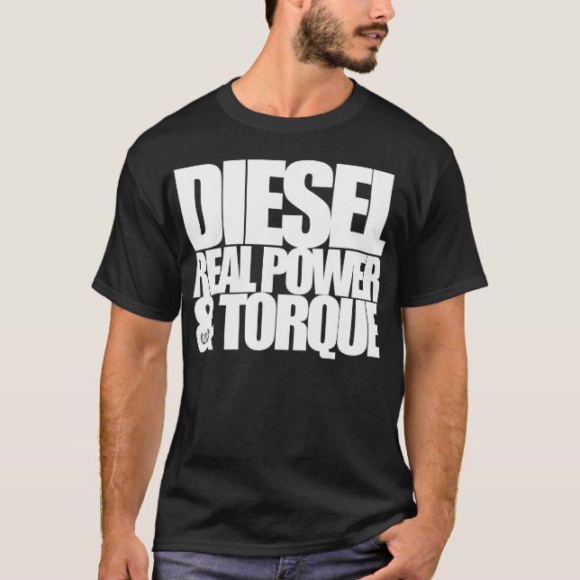 T-shirt Vrais P&T diesel (Devant)