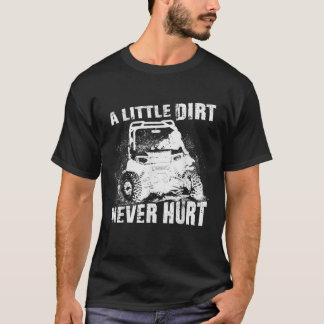 T-shirt VTT 4 roues UTV rouler dans la boue sur sentier te