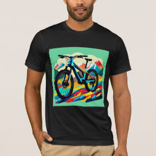 T-shirt VTT Art VTT Downhill