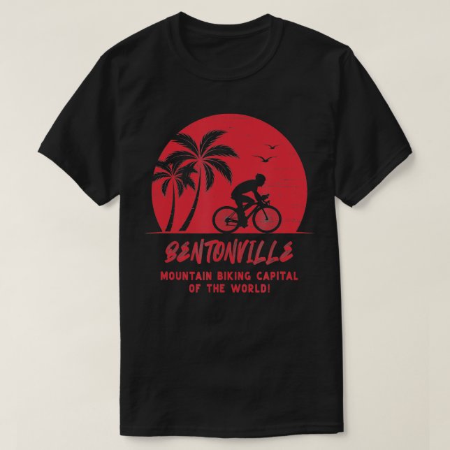 T-shirt VTT Bentonville Arkansas (Design devant)
