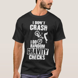T-shirt VTT Crash - Drôle MTB Gravity Checks