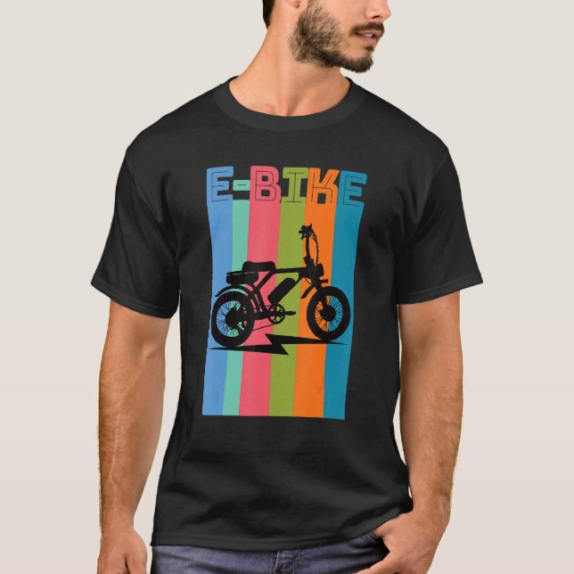 T-shirt VTT E Vélo Rider Vélos électriques 3 (Devant)