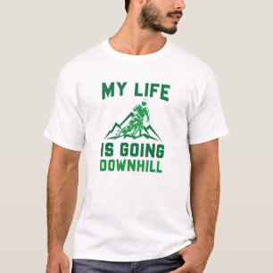 T-shirt VTT en descente