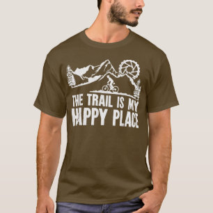 T-shirt VTT Enduro VTT Vélo Montagne Aller-retour Vintage 