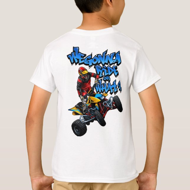 T-shirt VTT - On Va Faire Le Tour Ou Quoi ?T-shirts (Dos)
