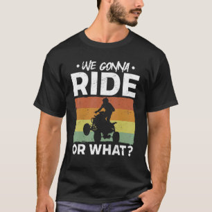 T-shirt VTT Quad vintage Nous Allons Faire Le Tour Ou Quoi