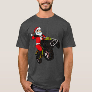 T-shirt VTT Santa Claus Off Road Noël