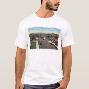 T-shirt Vue aérienne d'avenue de commerce