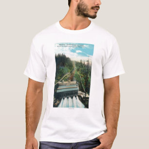 T-shirt Vue aérienne de la centrale d'électron