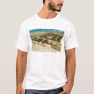 T-shirt Vue aérienne de l'auberge du studio de Rickey