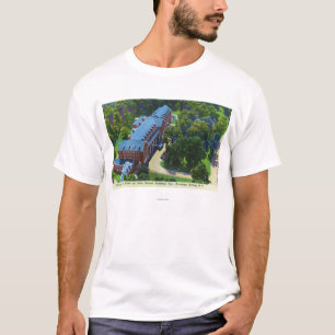T-shirt Vue aérienne de l'hôtel de Gideon Putnam, spa
