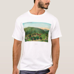 T-shirt Vue aérienne des ressorts de TownBartlett, CA