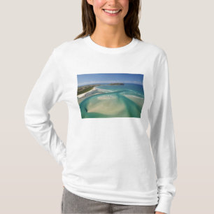 T-shirt Vue aérienne d'estuaire, Sawyer Bay, Stanley et