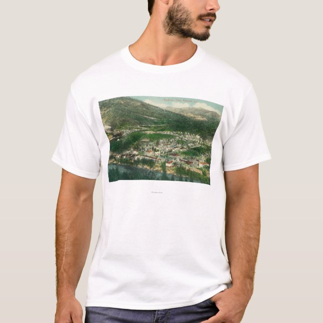 T-shirt Vue aérienne du CityKennett, CA (Devant)