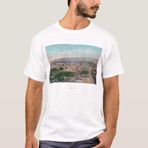 T-shirt Vue aérienne du CityPocatello, identification