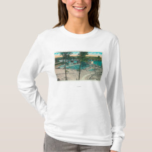 T-shirt Vue aérienne du secteur de natation