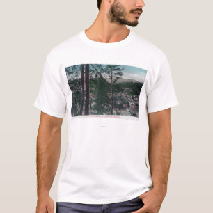 T-shirt Vue aérienne du TownGuerneville, CA