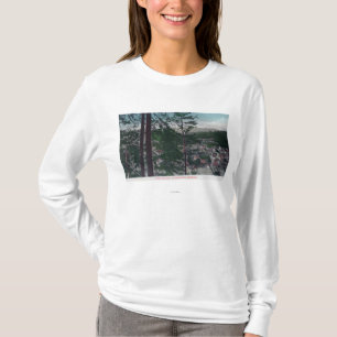 T-shirt Vue aérienne du TownGuerneville, CA