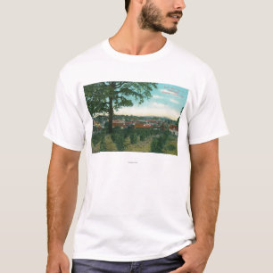 T-shirt Vue aérienne du TownSebastopol, CA