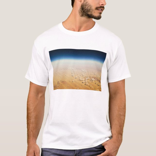 T-shirt Vue aérienne d'un désert (Devant)