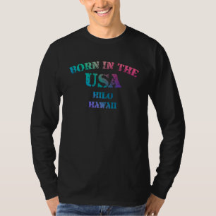 T-shirt Vue affligée d'Hilo Hawaï