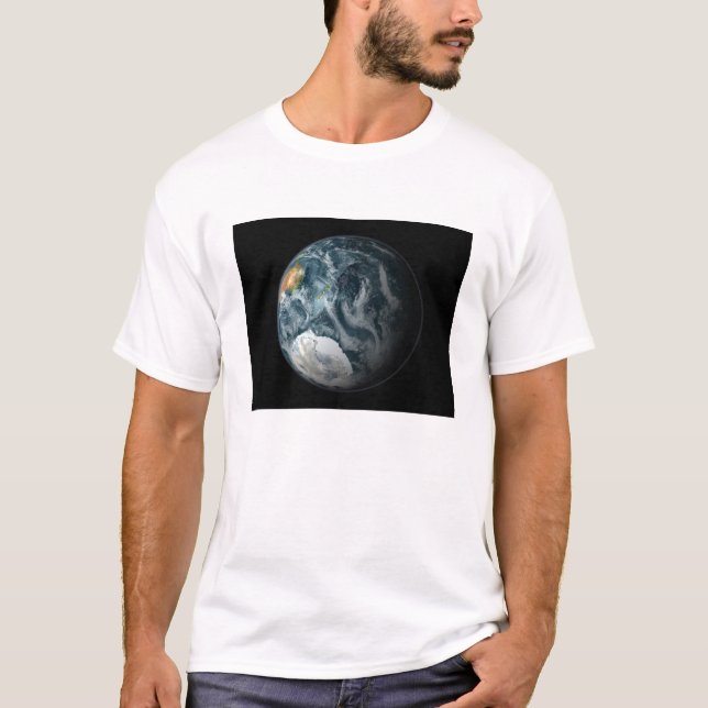T-shirt Vue complète de la Terre qui met en évidence l'Ant (Devant)