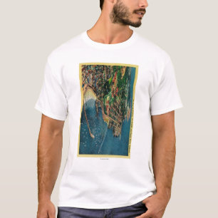 T-shirt Vue d'air de Monterey et de Presido