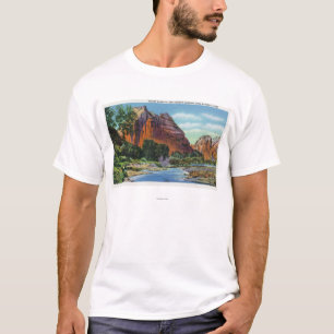 T-shirt Vue de bâti majestueuse et d'atterrissage de