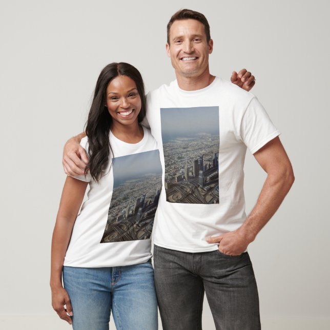 T-shirt Vue de Burj Khalifa, Dubaï (Unisexe)