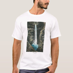 T-shirt Vue de cascade de caverne