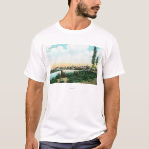 T-shirt Vue de CityFairbanks, AK