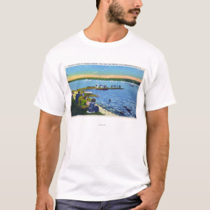T-shirt Vue de club national de régate de voilier # 2