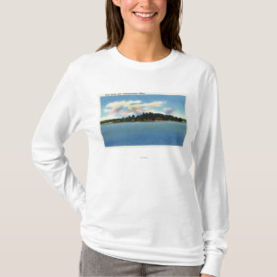 T-shirt Vue de Cobbosseecontee de lac d'île du Cuba