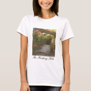 T-shirt Vue de collines de Hocking du bluff au Hollo de