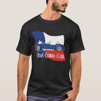 T-shirt Vue de côté, club de cobra du Texas avec le