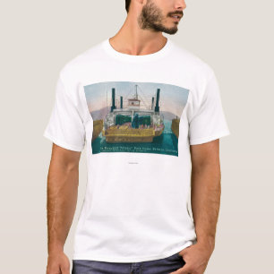 T-shirt Vue de ferry-boat Solano de PS dans le dock