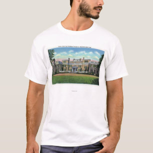 T-shirt Vue de Hyde Park de manoir de président FDR'S
